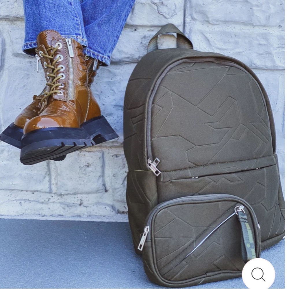 backpack with crossbody bag attachment
